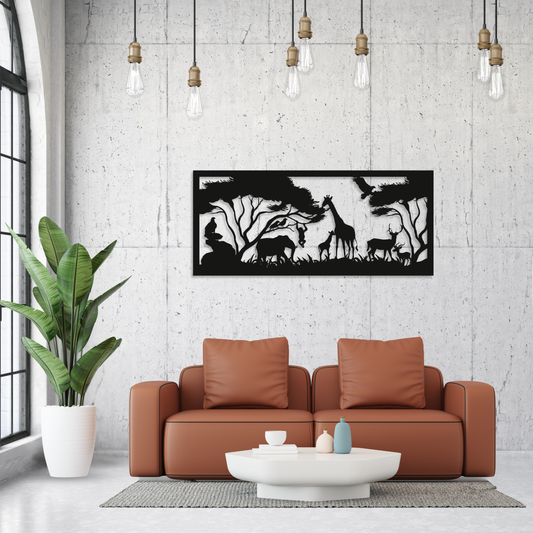Africa Metal Wall Decor