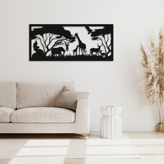 Africa Metal Wall Decor