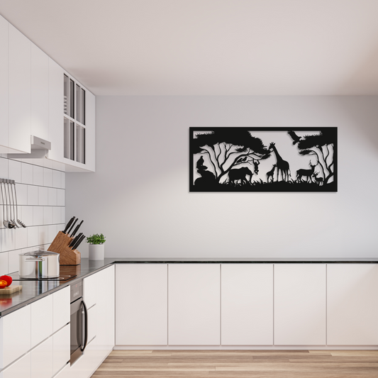 Africa Metal Wall Decor