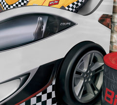 Race Cup Carbed Bed - White