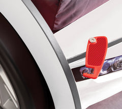 Race Cup Carbed With Friend Bed - White