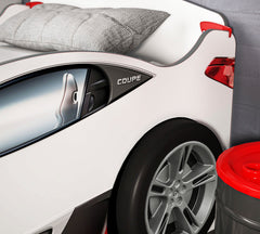 Race Cup Carbed With Friend Bed - White