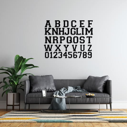 Letters Metal Wall Arts