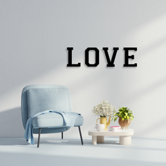 Letters Metal Wall Arts