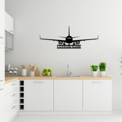 Personalized Airplane Name Sign