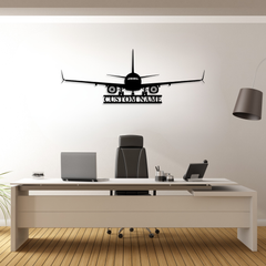 Personalized Airplane Name Sign