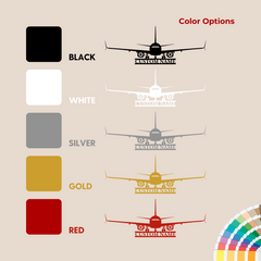 Personalized Airplane Name Sign