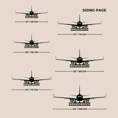 Personalized Airplane Name Sign