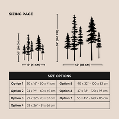 Pine Tree Decor