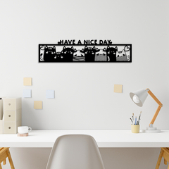 Cat Love Metal Wall Art