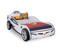 Race Cup Carbed Bed - White