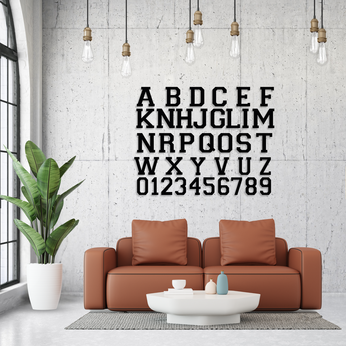 Letters Metal Wall Arts